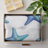Een mooie blauwe nautische serie ontwerp 6 tissuepapier (Geschenk)