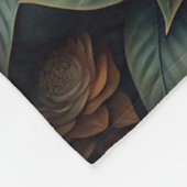 Een mooie bos wolf fleece deken (Hoek)