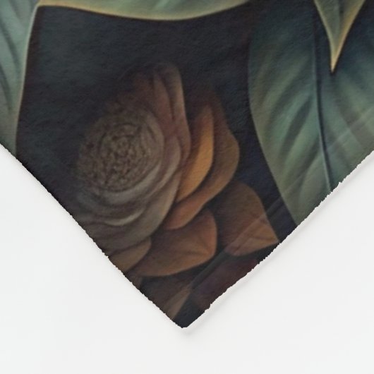 Een mooie bos wolf fleece deken (Hoek)