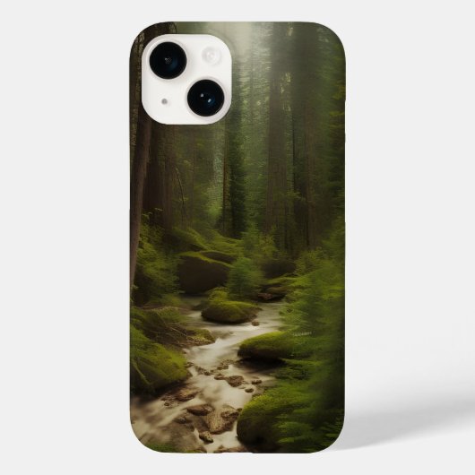 Een mooie bosstroom Case-Mate iPhone case (Achterkant)