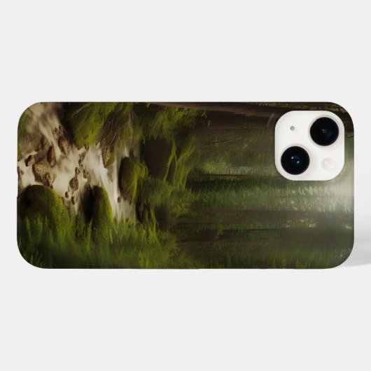 Een mooie bosstroom Case-Mate iPhone case (Achterkant (horizontaal))