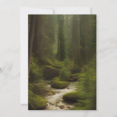 Een mooie bosstroom kaart (Voorkant)