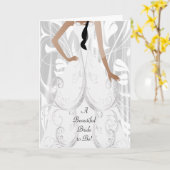 Een mooie bruid om te zijn - Gefeliciteerd Kaart (Gele Bloem)