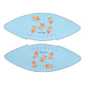 Een mooie cartoon van een pinda's american football (Panelen)