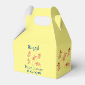 Een mooie cartoon van een pinda's bedankdoosjes (Achterkant)