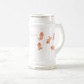 Een mooie cartoon van een pinda's bierpul (Voorkant rechts)