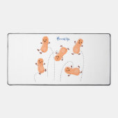 Een mooie cartoon van een pinda's bureaumat (Voorkant)