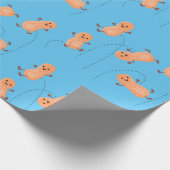 Een mooie cartoon van een pinda's cadeaupapier (Hoek)