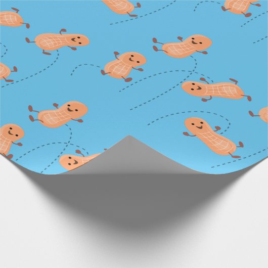 Een mooie cartoon van een pinda's cadeaupapier (Hoek)