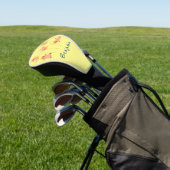 Een mooie cartoon van een pinda's golfheadcover (Insitu)