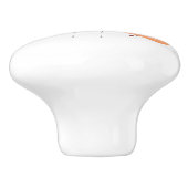 Een mooie cartoon van een pinda's keramische knop (Zijkant)