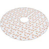 Een mooie cartoon van een pinda's kerstboom rok (Gekanteld)