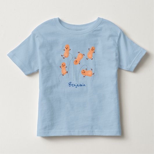 Een mooie cartoon van een pinda's kinder shirts (Voorkant)