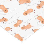 Een mooie cartoon van een pinda's korte tafelloper (Hoek)