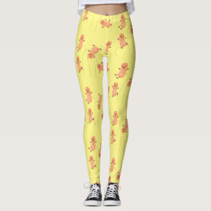 Een mooie cartoon van een pinda's leggings