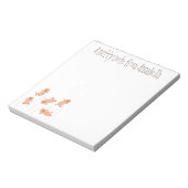 Een mooie cartoon van een pinda's notitieblok (Linkerzijde)