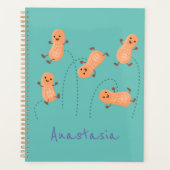 Een mooie cartoon van een pinda's planner (Voorkant)