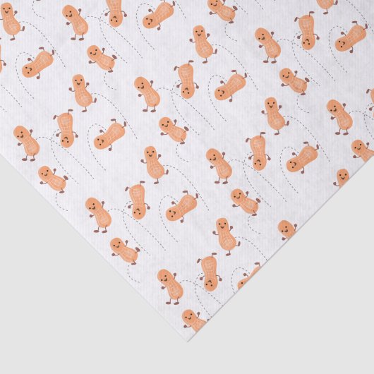 Een mooie cartoon van een pinda's tissuepapier (Detail)