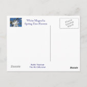 Een mooie dag! briefkaart White Magnolia Spring (Achterkant)