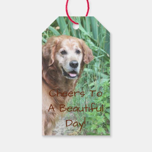 Een mooie dag. cadeaulabel (Achterkant)