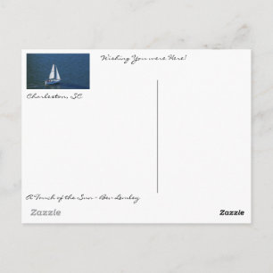 Een mooie dag in Charleston Harbour! Briefkaart