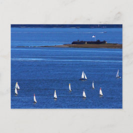 Een mooie dag in Charleston Harbour! Briefkaart