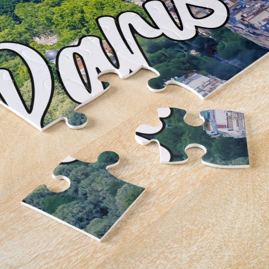 Een mooie dag in Parijs, Frankrijk Legpuzzel (Zijkant)