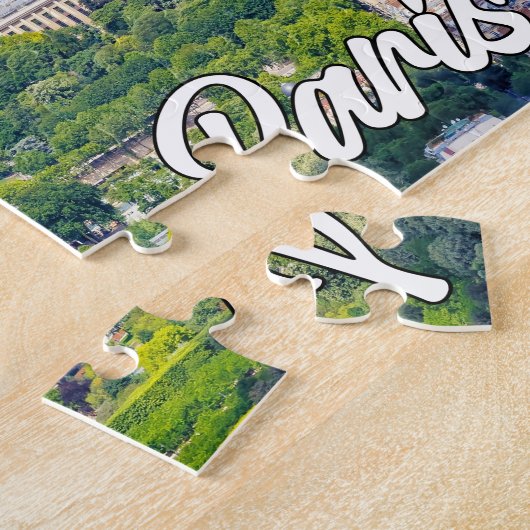 Een mooie dag in Parijs, Frankrijk Legpuzzel (Zijkant)