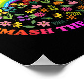 Een mooie dag om het patriarchaat van de feministi poster (Hoek)