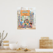 Een mooie dag om te leren met vrienden poster (Keuken)