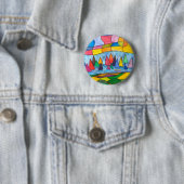 Een mooie dag ronde button 5,7 cm (In situ)