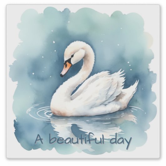 Een mooie dag set sticker (Voorkant)