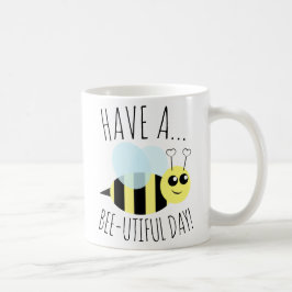 Een mooie dag voor een bijen koffiemok