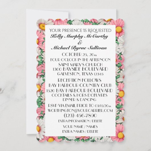 Een mooie dag voor een bruiloft - Bekijk het terug Kaart (Achterkant)