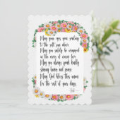 Een mooie dag voor een bruiloft - Bekijk het terug Kaart (Staand voorkant)