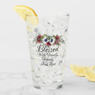 Een mooie dag voor een bruiloft glas
