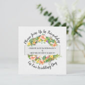 Een mooie dag voor een bruiloft kaart (Staand voorkant)