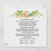 Een mooie dag voor een bruiloft kaart (Achterkant)