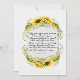 Een mooie dag voor een bruiloft - kaart