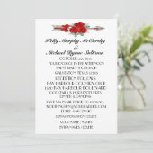 Een mooie dag voor een bruiloft - uitnodiging (Staand voorkant)