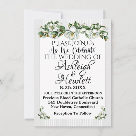 Een mooie dag voor een bruiloft - uitnodiging (Voorkant)