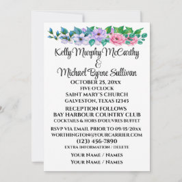 Een mooie dag voor een bruiloft - uitnodiging