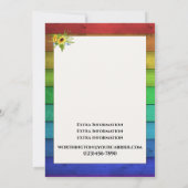 Een mooie dag voor een bruiloft - uitnodiging (Achterkant)