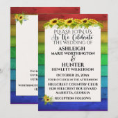 Een mooie dag voor een bruiloft - uitnodiging (Voorkant / Achterkant)