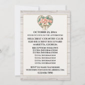 Een mooie dag voor een bruiloft - Uitnodiging - Zi (Achterkant)