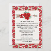 Een mooie dag voor een bruiloft - Uitnodiging - Zi (Achterkant)