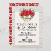 Een mooie dag voor een bruiloft - Uitnodiging - Zi (Voorkant / Achterkant)