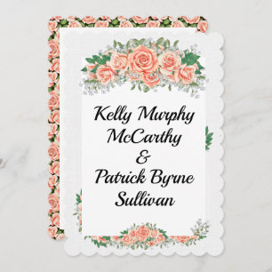 Een mooie dag voor een huwelijksuitnodiging kaart