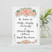 Een mooie dag voor een huwelijksuitnodiging kaart (Staand voorkant)