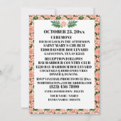 Een mooie dag voor een huwelijksuitnodiging kaart (Achterkant)